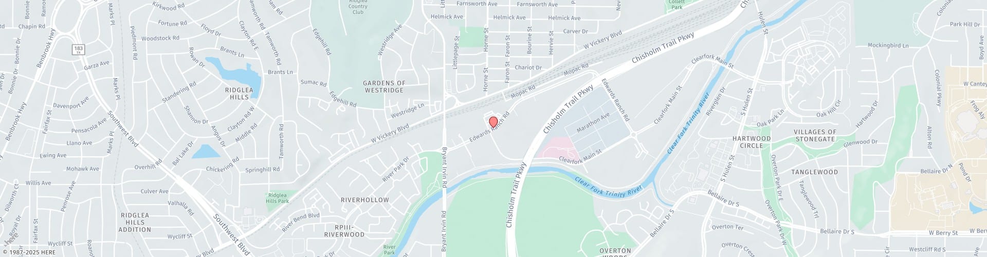 Location Map: 5668 Edwards Ranch Rd. Fort Worth, TX 76109